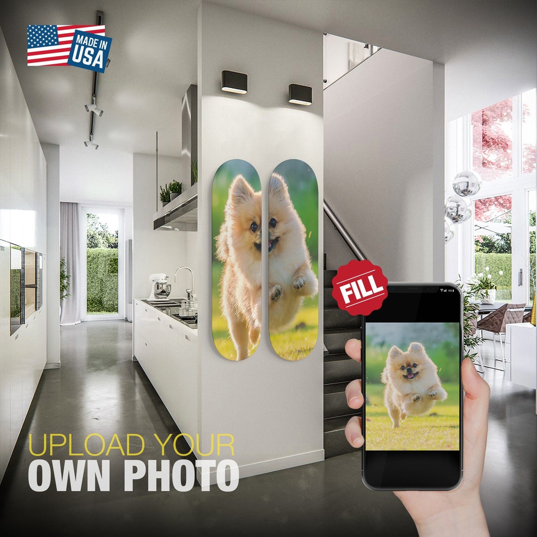 Custom Pets Wall Decor Pet Memorial Wall Art 2 Deck Etsy