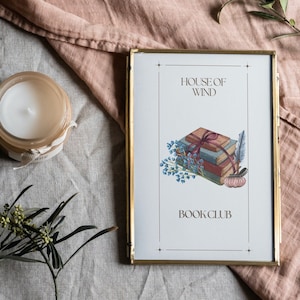 House of Wind Book Club, Velaris, City of Starlight, Court of Dreams ACOTAR inspired Bookish Digital Print, High Lord Rhysand