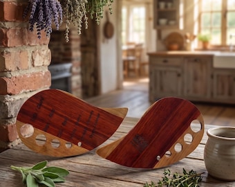 Wood Herb Stripper | Handcrafted Kitchen Tool for Rosemary, Thyme, and Leafy Greens