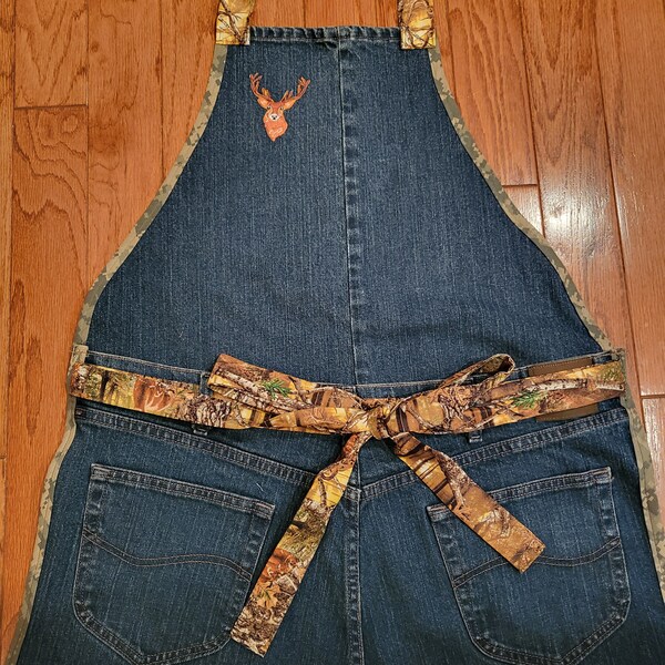 Men's Recycled Jeans apron