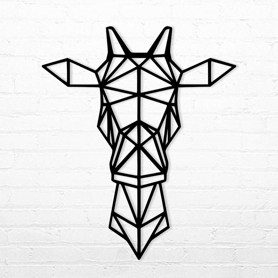 Animal Metal Wall Decor Kids Room Decor Giraffe Metal Sign Etsy