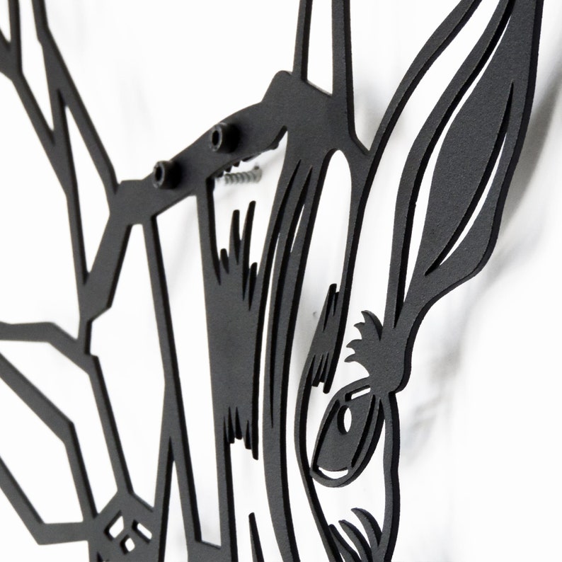 Metal Deer Wall Art Stag Head Wall Art Deer Skull Metal Art Etsy