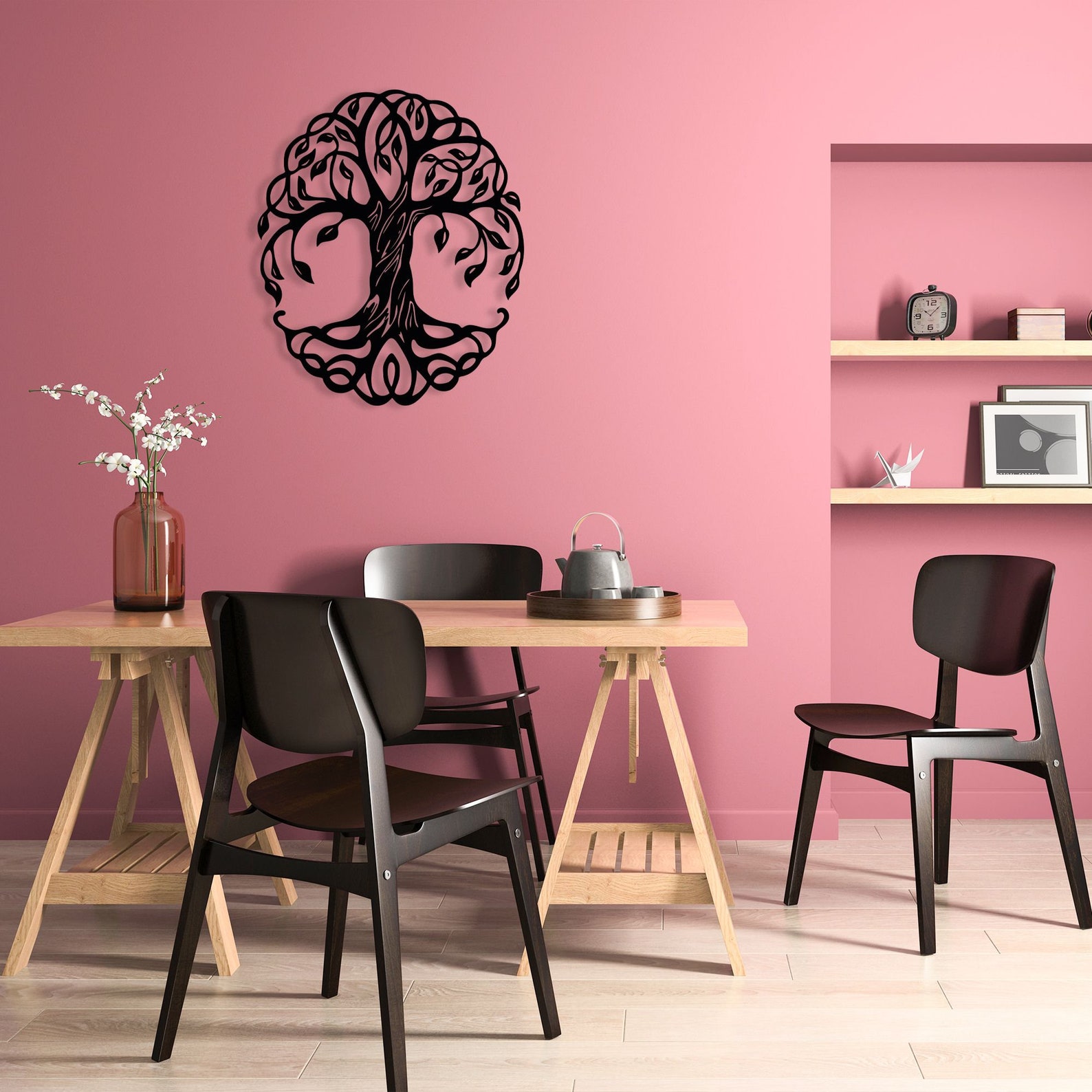 Tree Metal Wall Decor Tree of Life Metal Art Tree Sign Wall Etsy