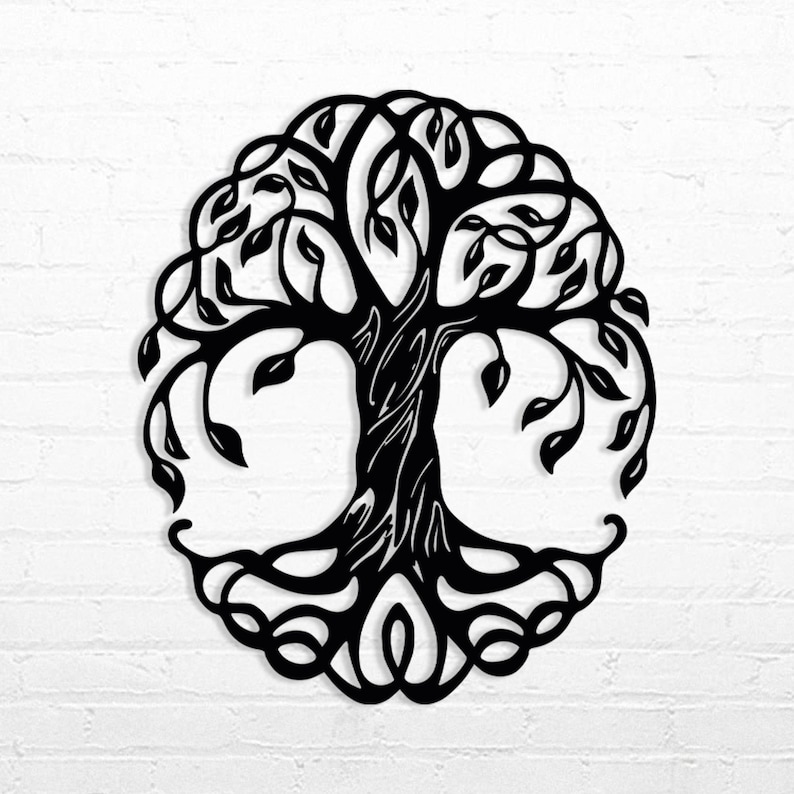 Tree Metal Wall Decor Tree of Life Metal Art Tree Sign Wall Etsy