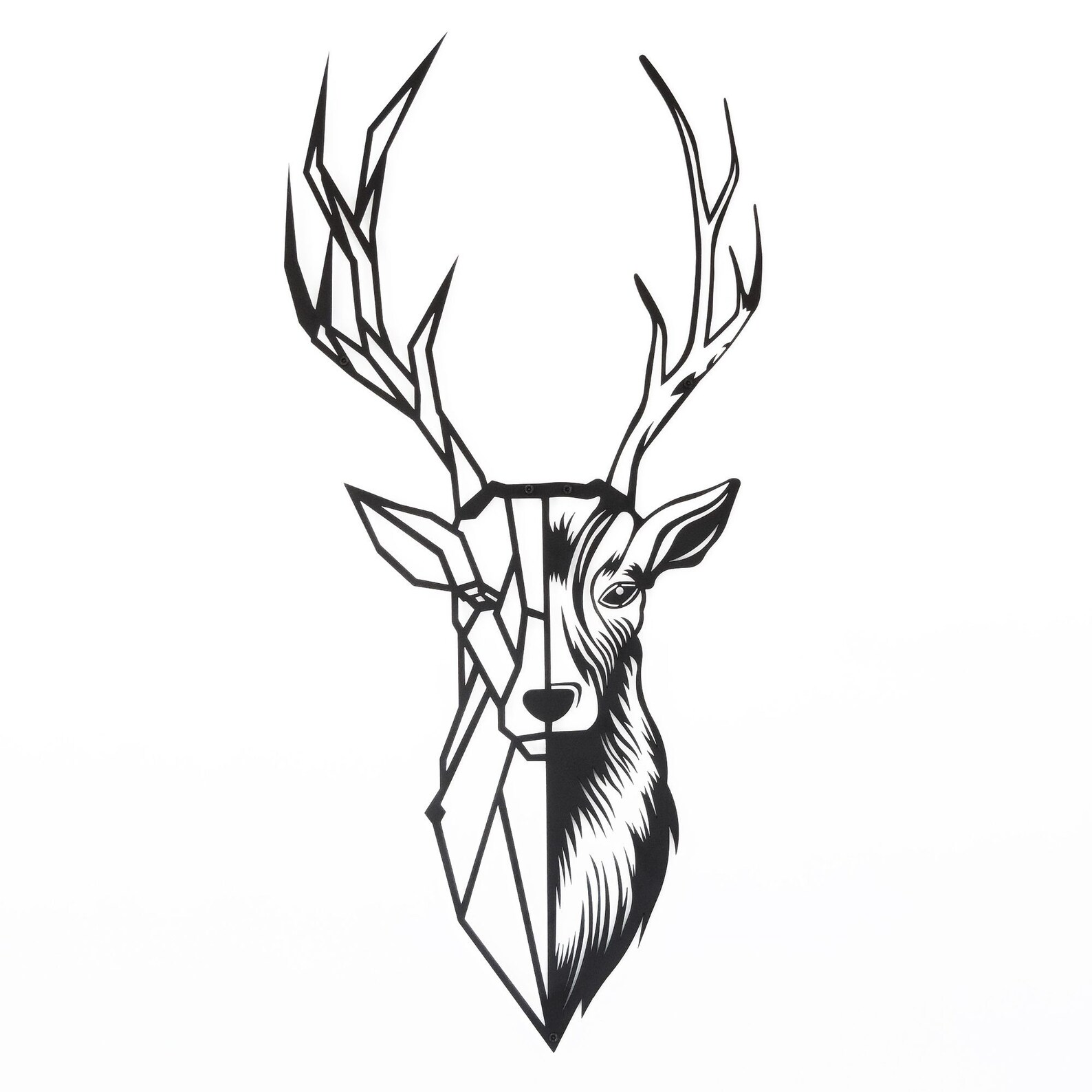 Metal Deer Wall Art Stag Head Wall Art Deer Skull Metal Art Etsy