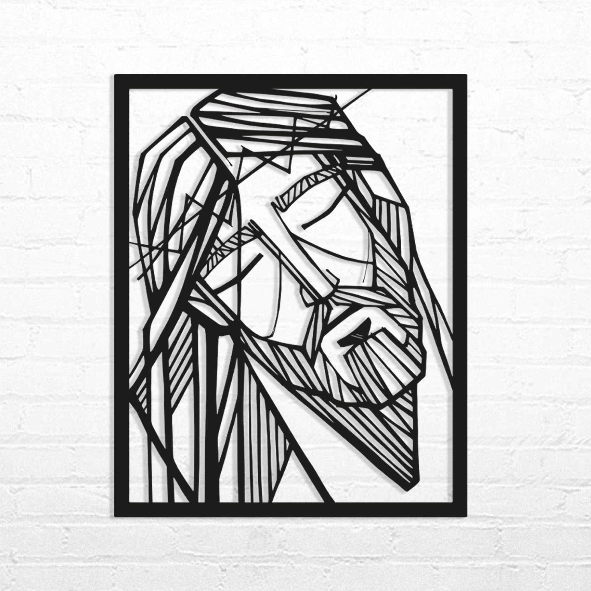 Metal Wall Art of Jesus Christ Face Jesus Metal Wall Hanging Etsy Canada