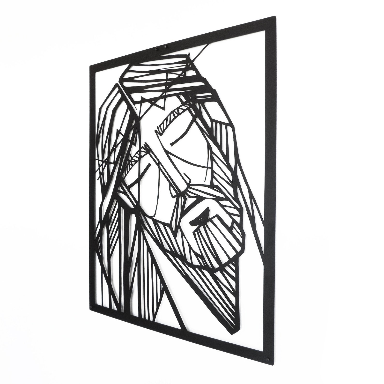 Metal Wall Art of Jesus Christ Face Jesus Metal Wall Hanging Etsy
