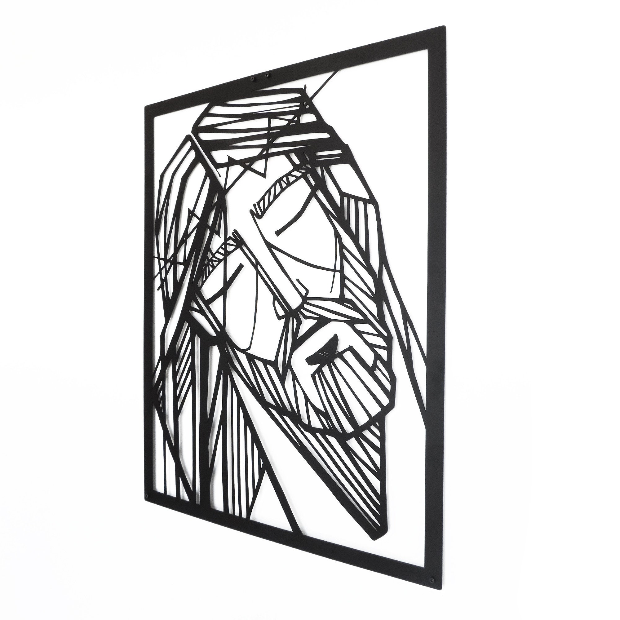 Metal Wall Art of Jesus Christ Face Jesus Metal Wall Hanging Etsy Canada