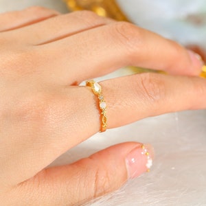 Adjustable delicate opal rings • Diamond and opal marquise rings • Delicate gold celestial jewelry • Promise rings, gifts for her