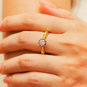 Oval Engagement Rings Promise Rings Yellow Gold Silver Ring Travel Rings Wedding Bands Imitation Diamond Rings Solitaire Rings Gifts for her