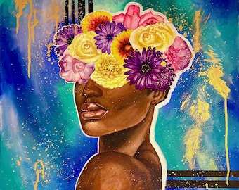 Original Acrylic Painting on Canvas - fine art, wall art, home decor