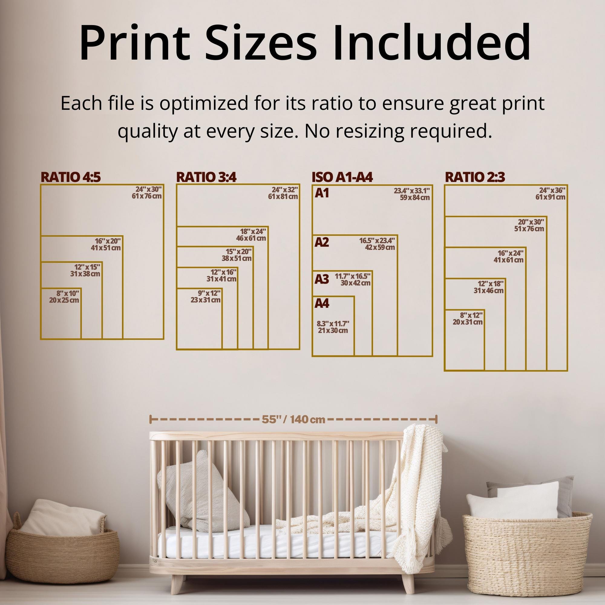 Personalized Baby Name Sign Printable | Custom Nursery Wall Art ...