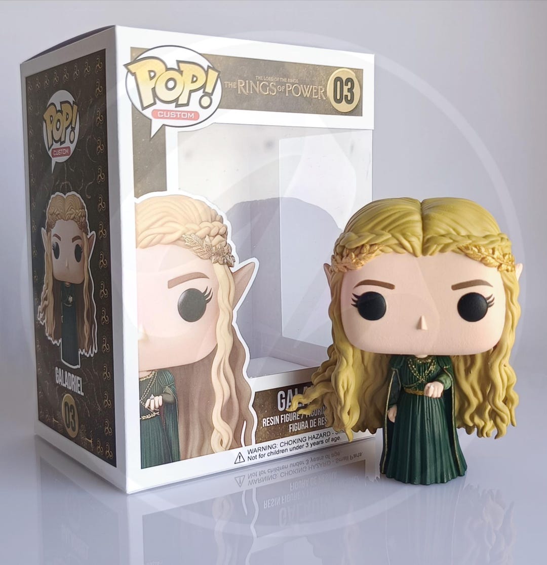 Galadriel Figure Fanart Power Rings Collection - Etsy