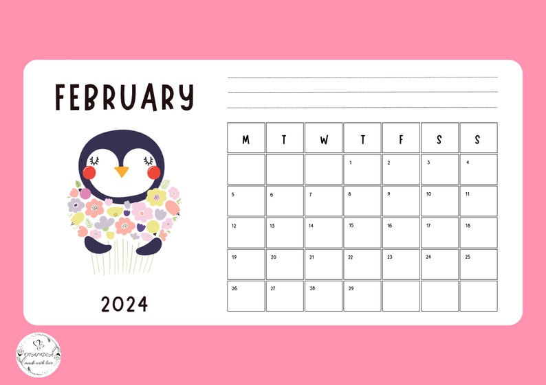 Children's calendar 2024/Kids calendar 2024 image 3