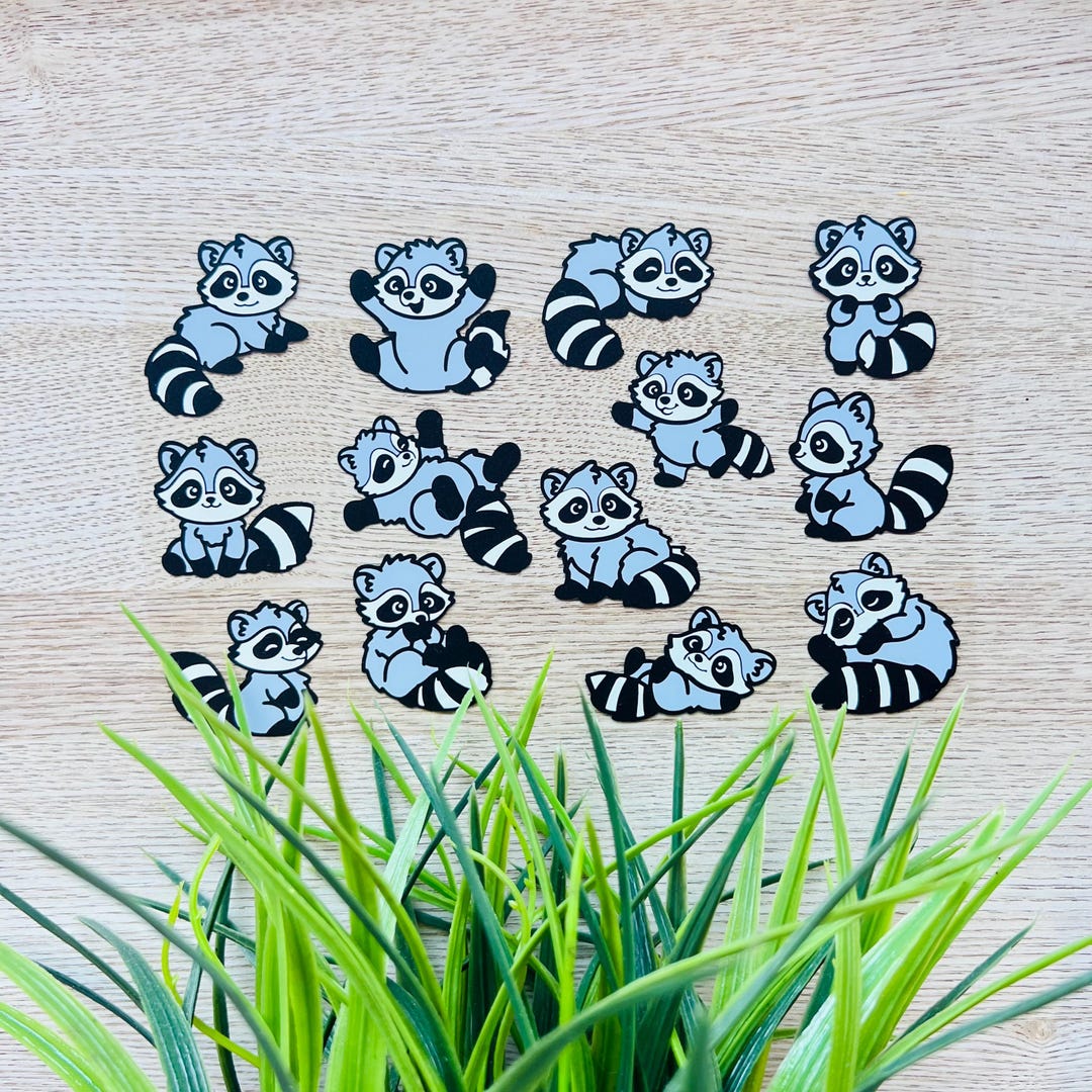 Raccoon Stickers: Waterproof Vinyl Decals for Tumblers & Phone Cases - Etsy