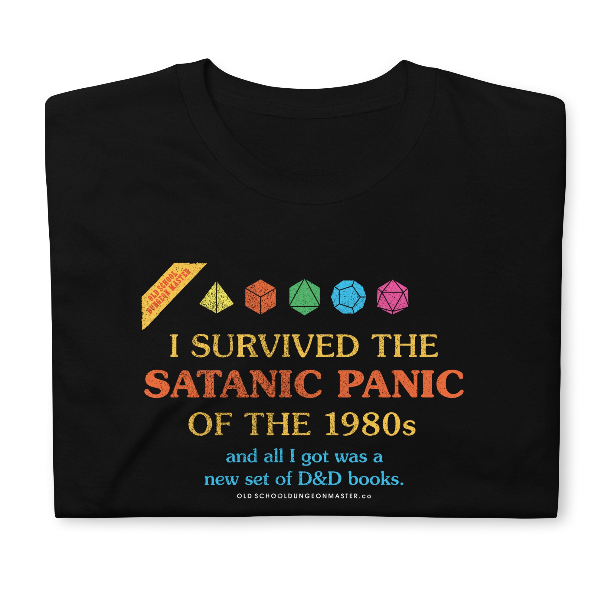 Penvic D I Survived the Satanic Panic D&D RPG Tee - Etsy