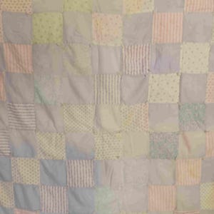 Vintage Handmade Patchwork Quilt