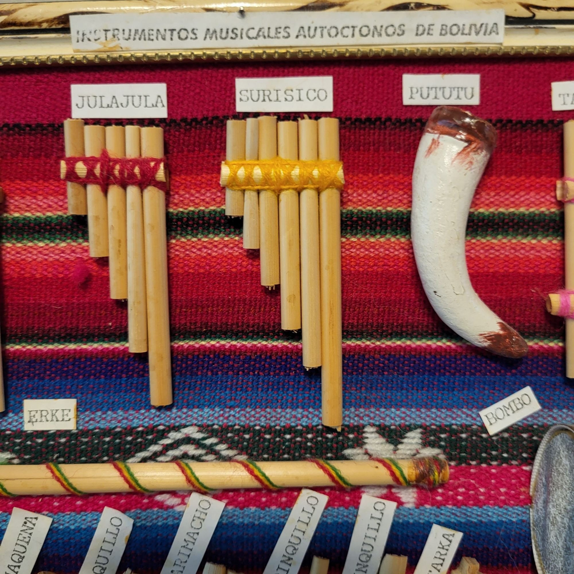 Buy Handmade Miniature Musical Instruments of Bolivia Wall Hanging Diorama  9 X 8 In Online in India - Etsy