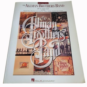 The Allman Brothers Band 29 Best Songs Songbook Piano Vocal Guitar Chords