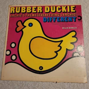 Rubber Duckie 12&quot; Vinyl Record Archies Theme Everythings Archie Billie Bubbles