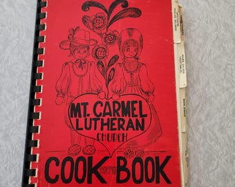 Mount Mt CarmelLutherische Kirche Kochbuch Rezepte 1979 Spiralbindung
