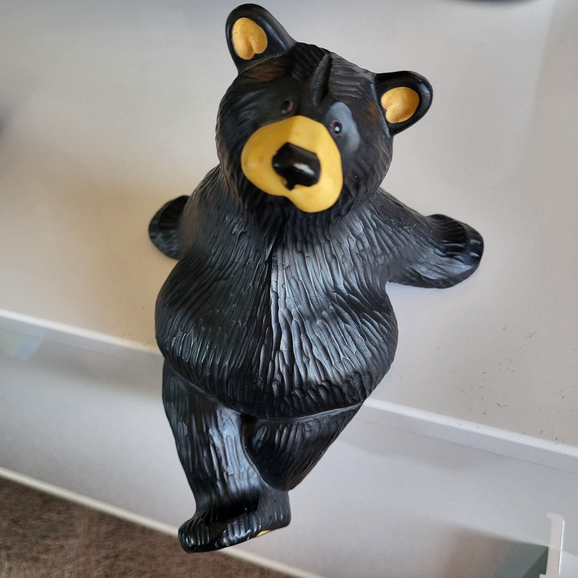 ジェフ・フレミング ビッグスカイ 手彫り木製クマ像彫刻 アンティーク 希少 ジェフ・フレミング ビッグスカイ 手彫り木製クマ像彫刻 アンティーク