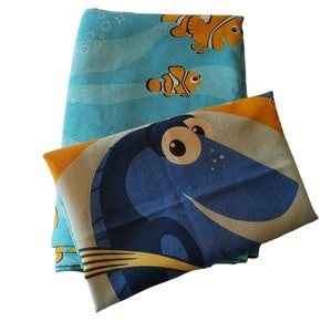 Finding Nemo Dory Disney Pixar Twin Bed Flat Bed Sheet Pillowcase