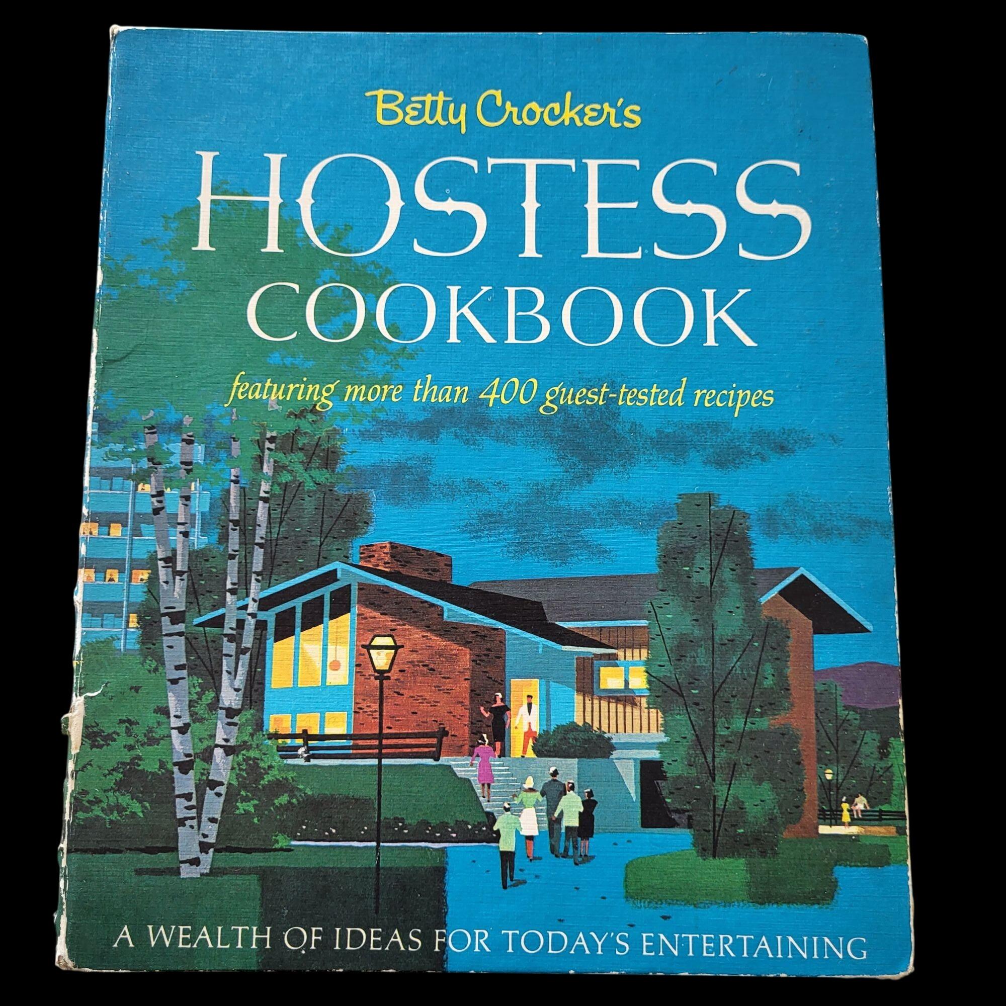 Betty Crockers Hostess Cookbook 1967 First Edition Spiral Bound 400+ Recipes Vintage
