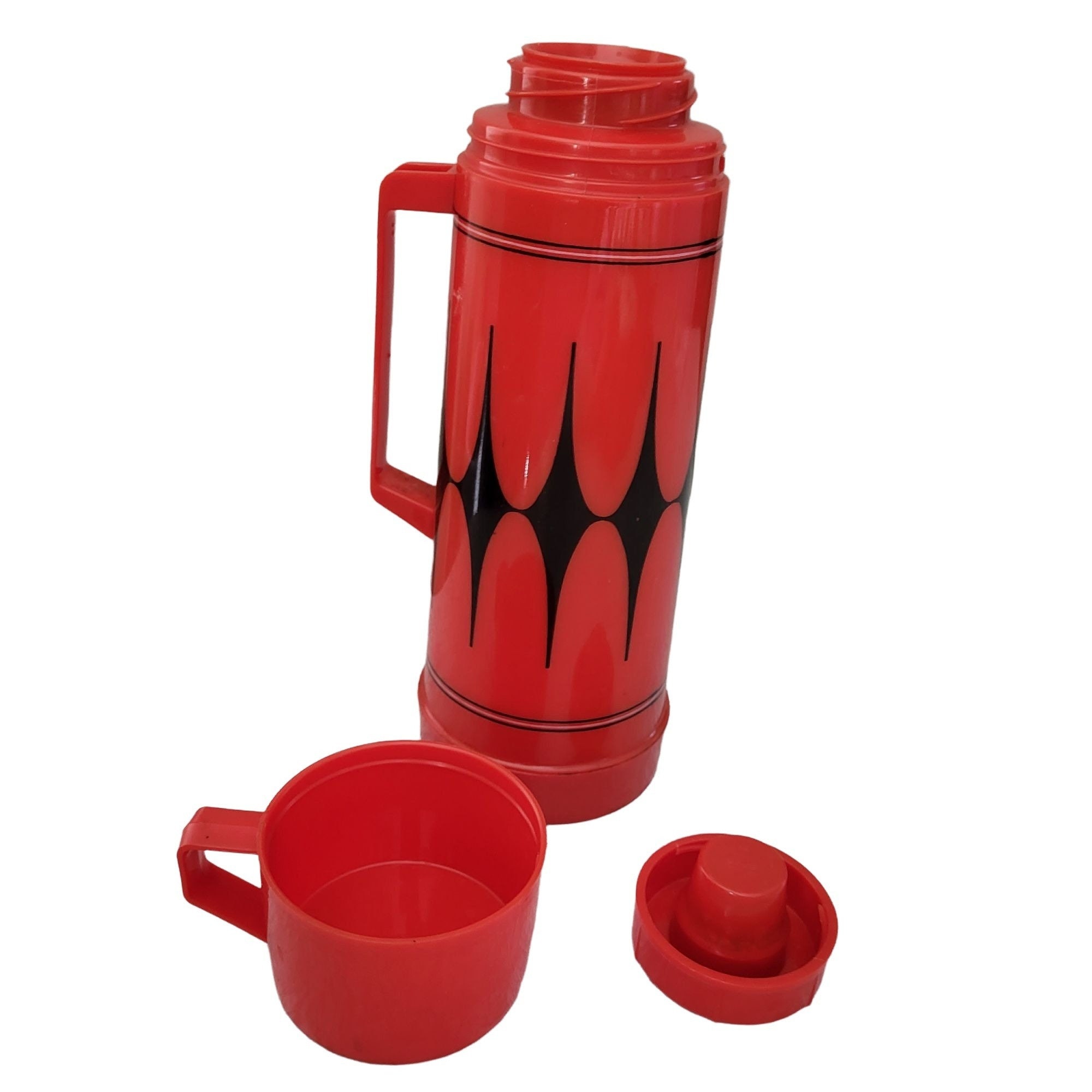 Aladdin 52oz U Gas Super Insulated Travel Mug Cup White w Red Lid