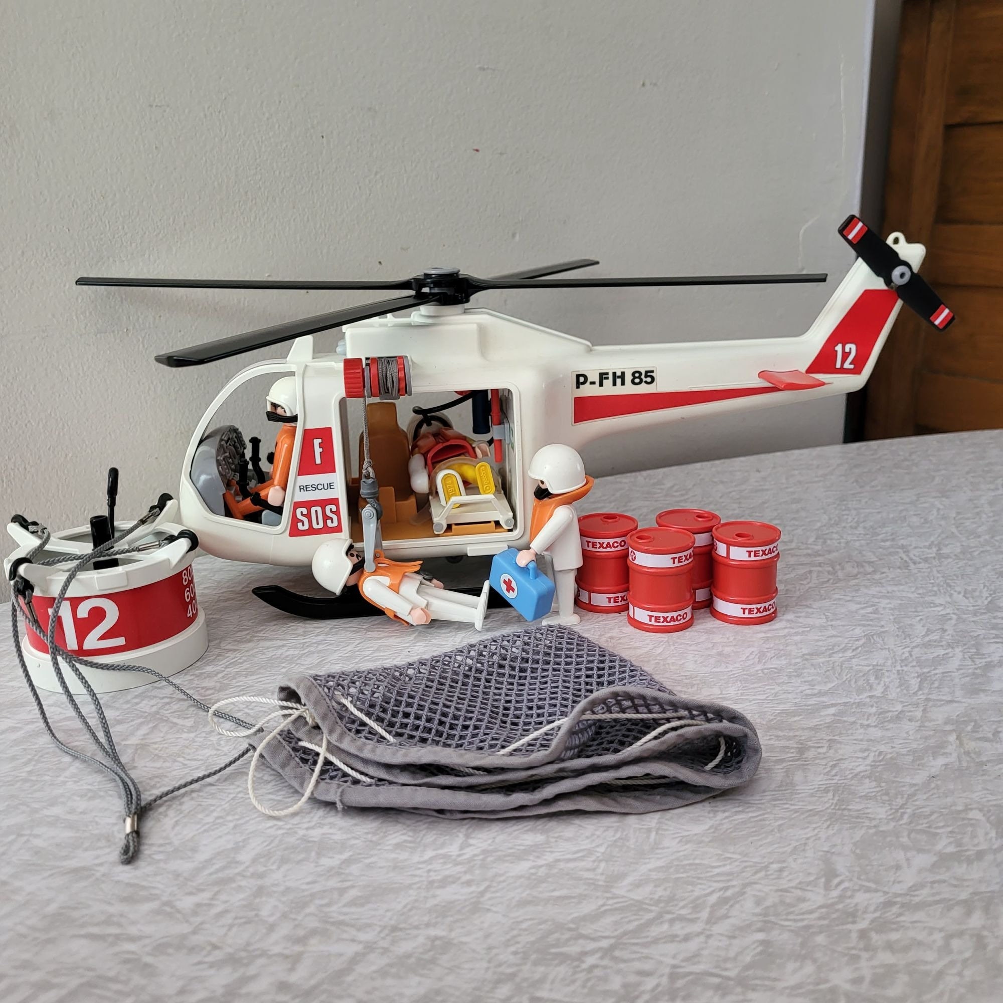 Vintage 3789 Witte Reddingshelikopter 5 Figuren - Etsy