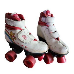 Vintage 1983 Care Bears American Greetings Roller Skates Size 10 J Youth