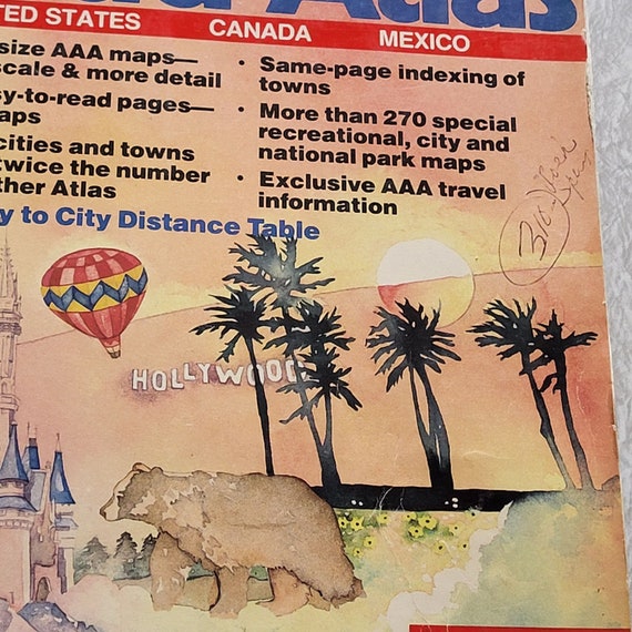 ヴィンテージ AAA アメリカ自動車道路地図帳 1989年 アメリカ カナダ