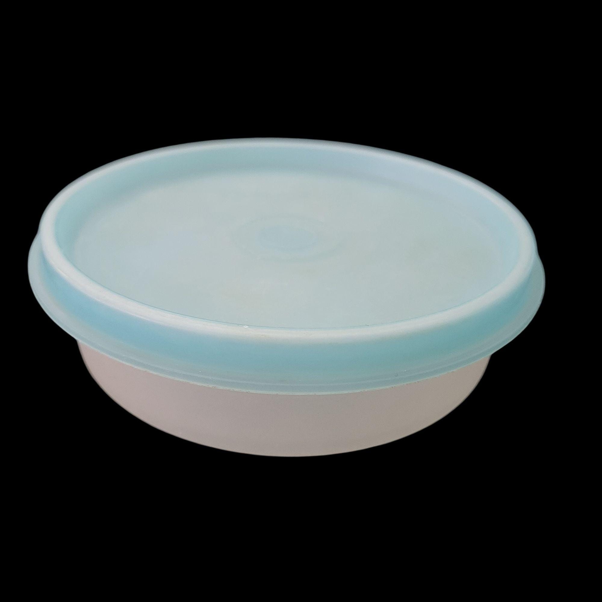 Tupperware Blue Lid Round - Etsy