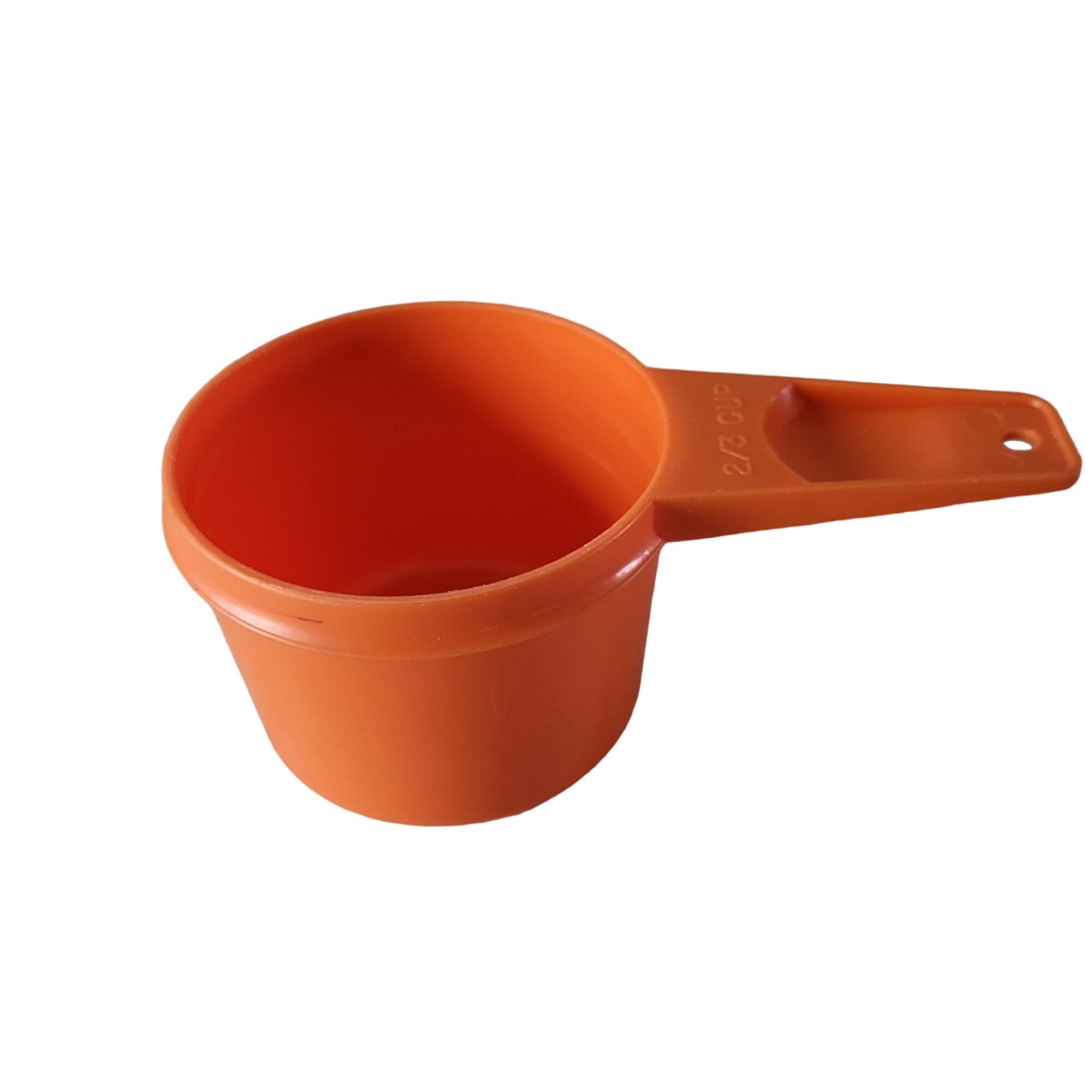 Vintage Tupperware Replacement Measuring Cup Orange 2/3 C 763-2 