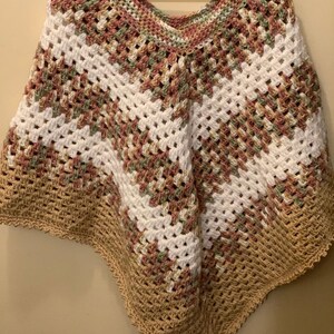 Crochet Boho Poncho