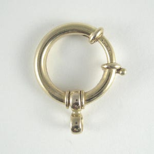 20mm Gold-Filled Spring Ring: Art Deco Style Jewelry Clasp