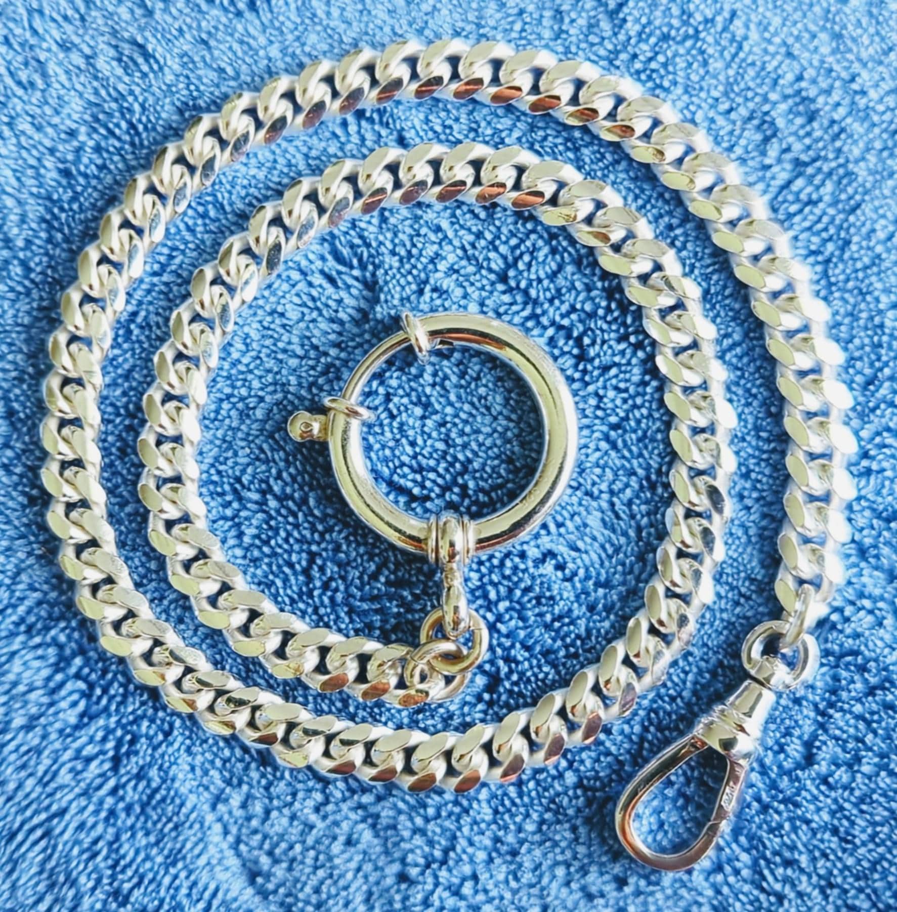 Wallet Chain 925 Sterling Silver - Etsy