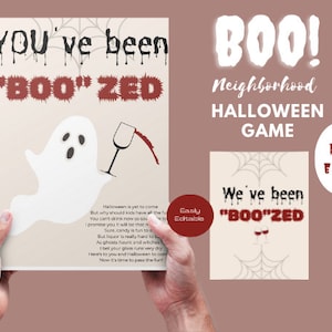 Je bent uitgejouwd teken, je bent uitgejouwd Halloween, je bent uitgejouwd spel, buurman Halloween spel, bewerkbare afdrukbare uitgejouwd teken, games