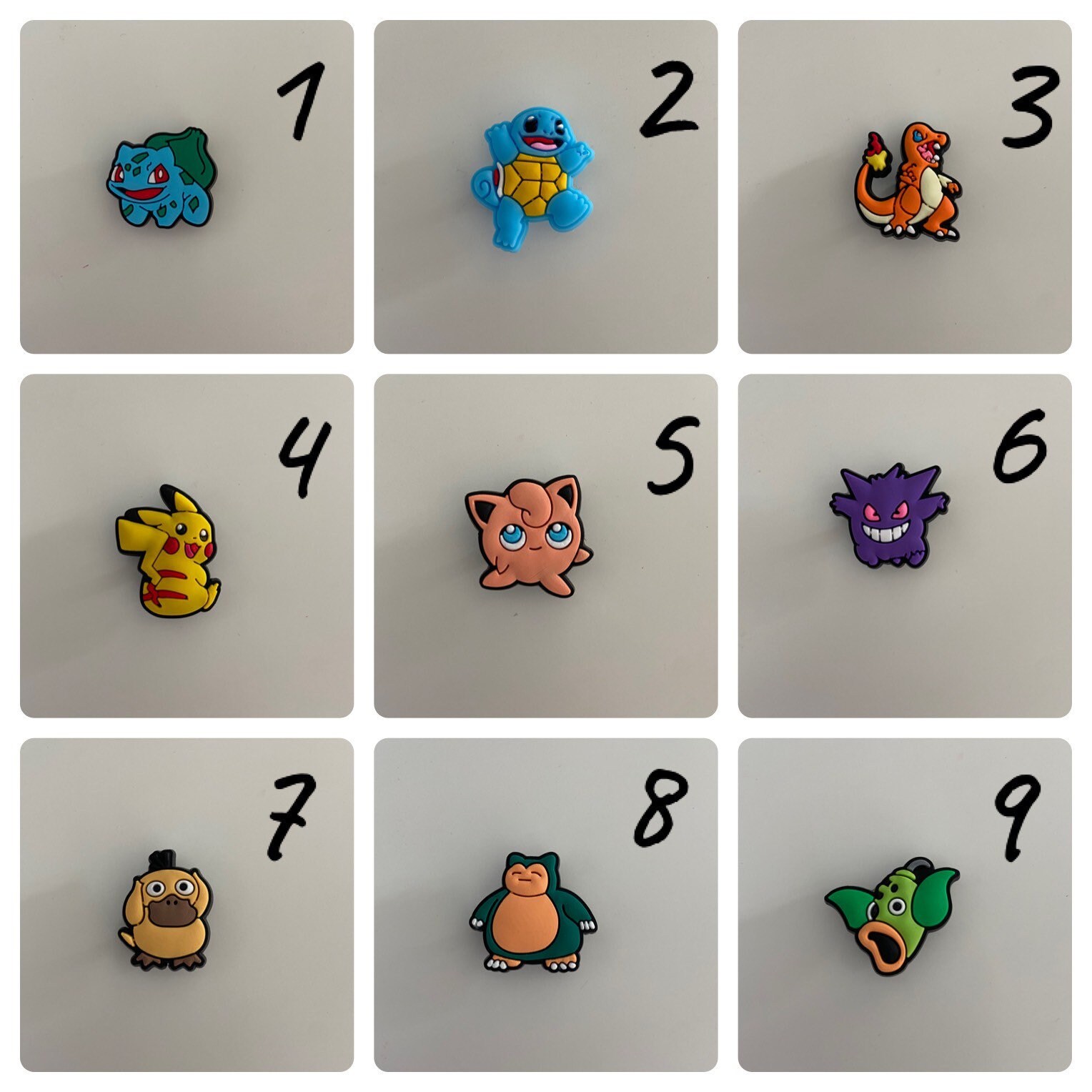 Pokemon Croc Charms Pokemon Jibbitz Croc Charms Japanese Etsy UK