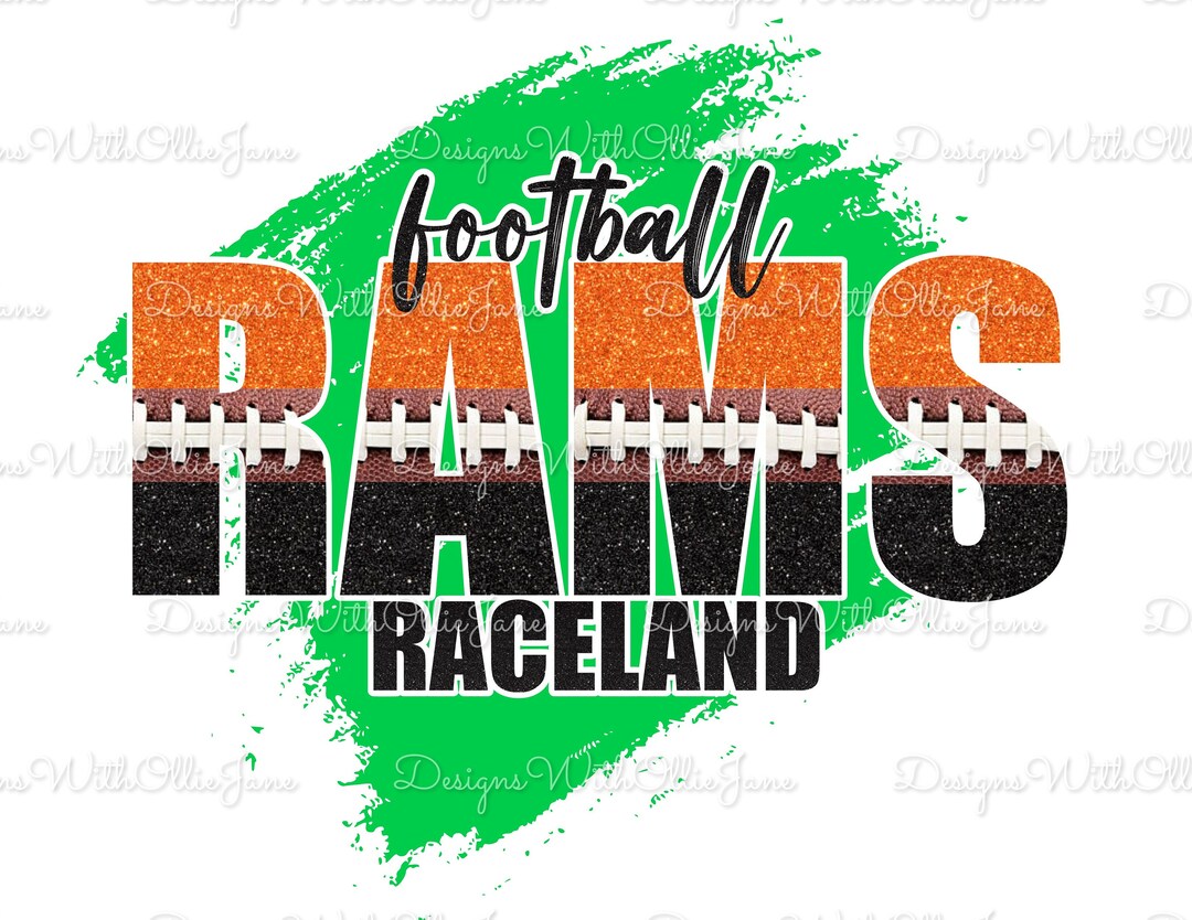 Raceland Rams R Raceland Rams Fútbol, Sublimación, PNG, Descarga digital, Instantáneo ...