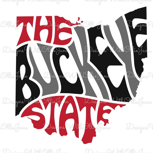 The Buckeye State, Ohio, Sublimation, PNG, SVG, Digital Download