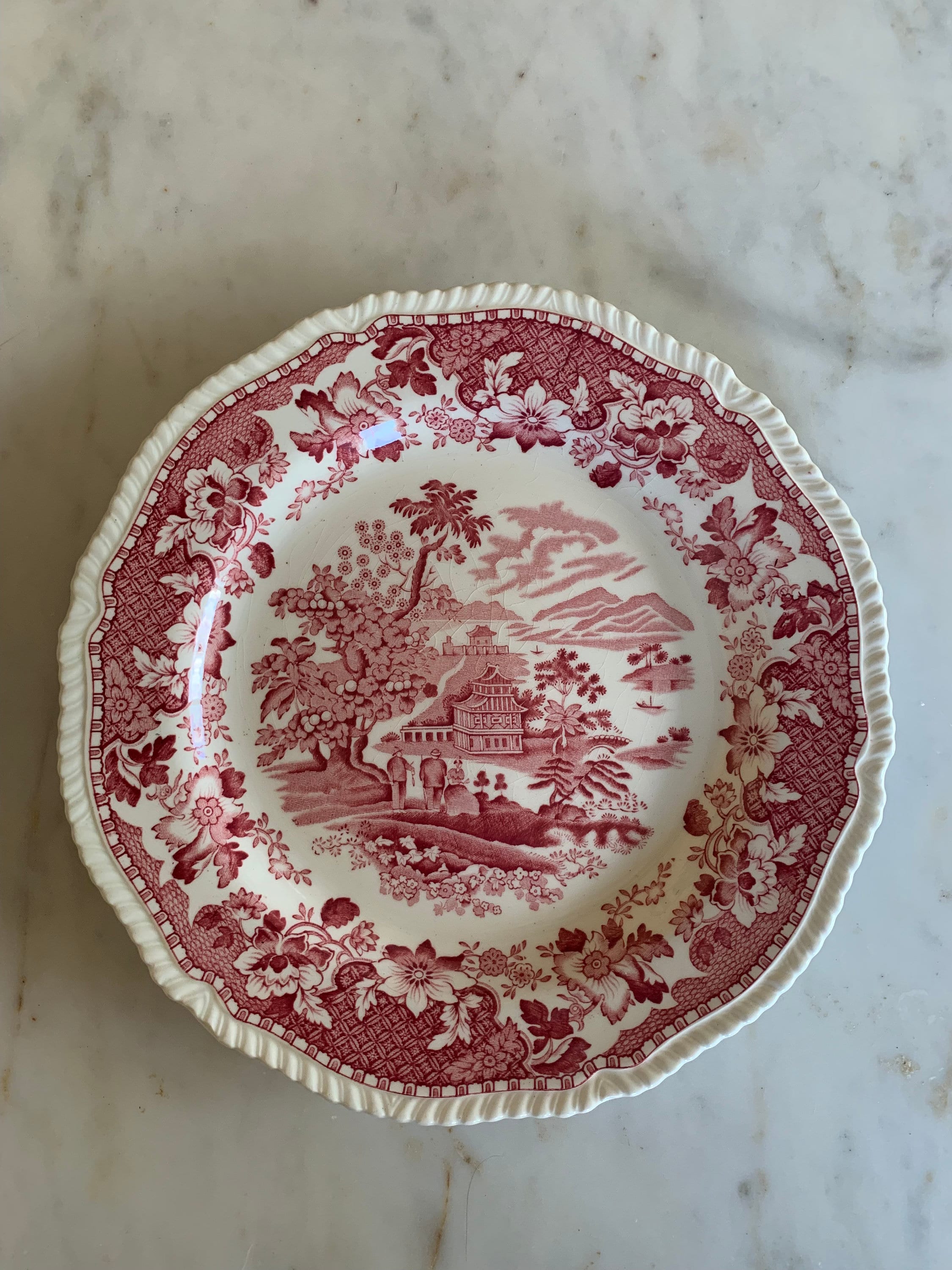 Woods Burslem Red Seaforth - Etsy