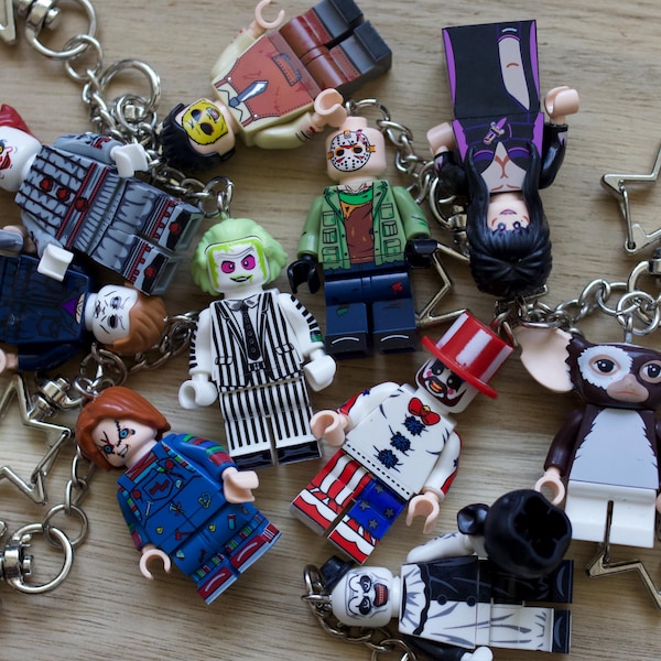 Lego Halloween Keychain: Horror Movie Characters