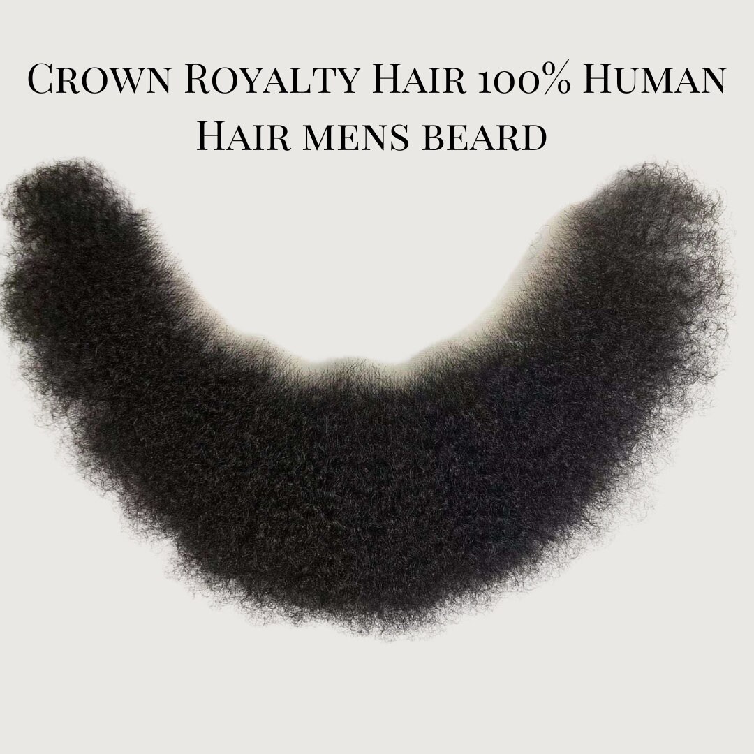 Men's Beard 100% Human Hair Undetectable Invisible Lace 1b Black - Etsy, image size:1080x1080
