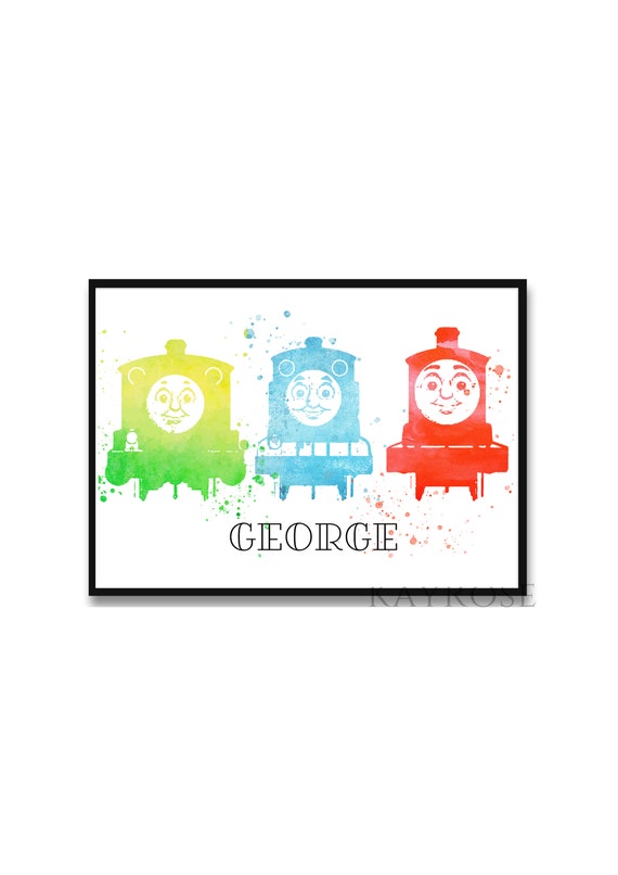 Thomas the Tank Engine Print Thomas and Friends Decor - Etsy