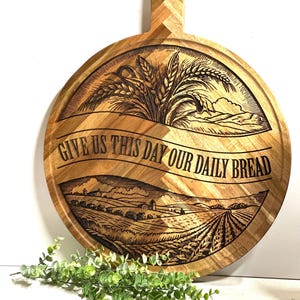 Give Us This Day Wood Hanging Decor