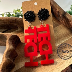Texas Tech Game Day Earrings