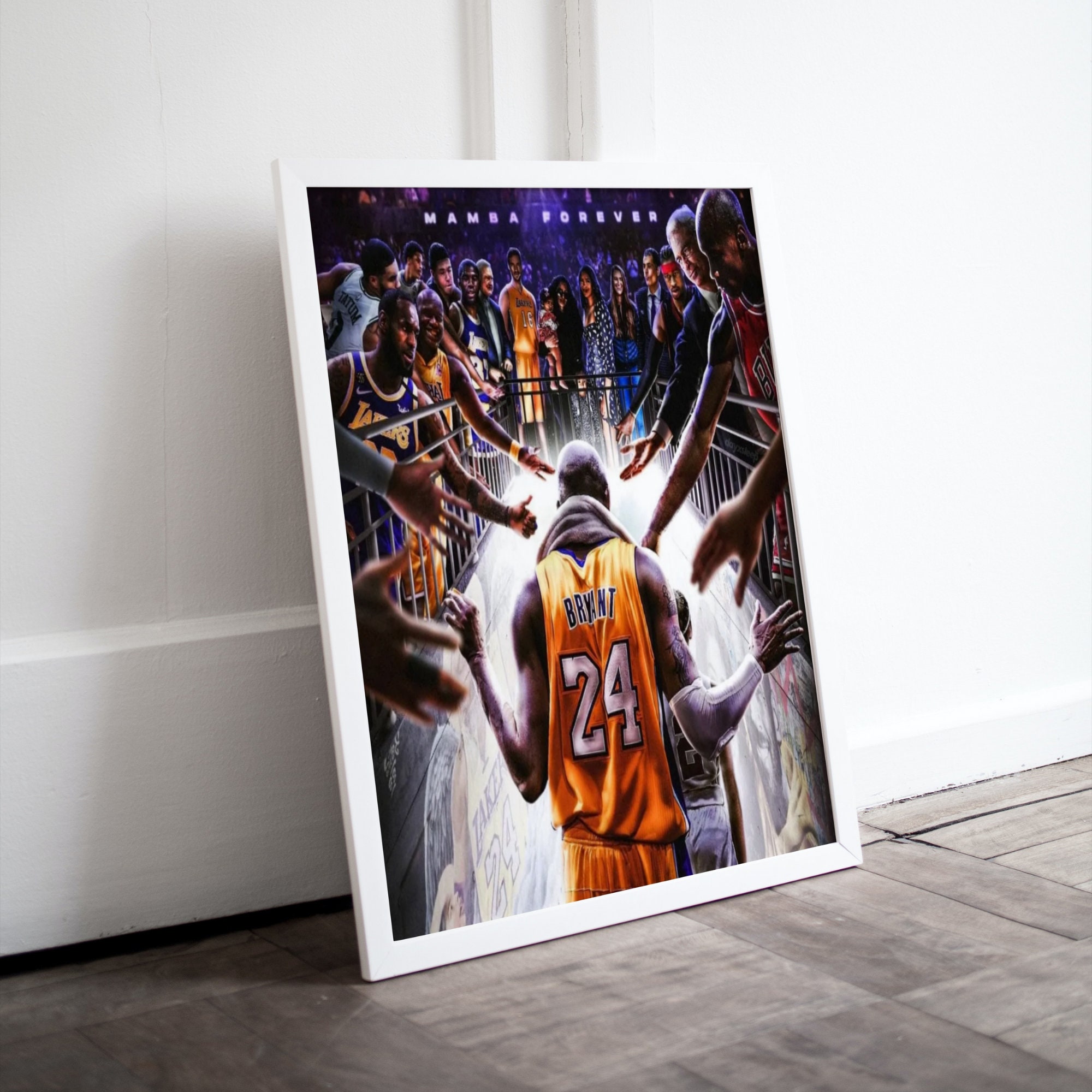  LEGENDS LeBron James Magic Johnson Kobe Lakers Vintage Art  Decor Wall 32x24 Poster Print : Sports & Outdoors