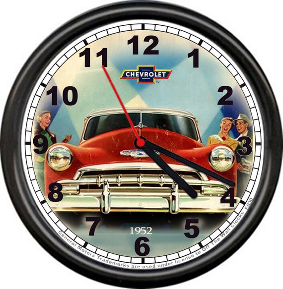 CHEVROLET `57 CHEVY RETRO ALARM CLOCK Licensed 1952 Classic Chevy