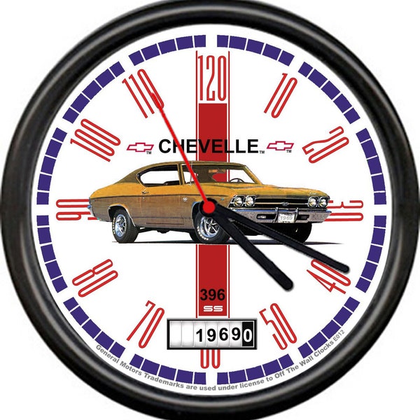 Muscle Car Clocks Etsy